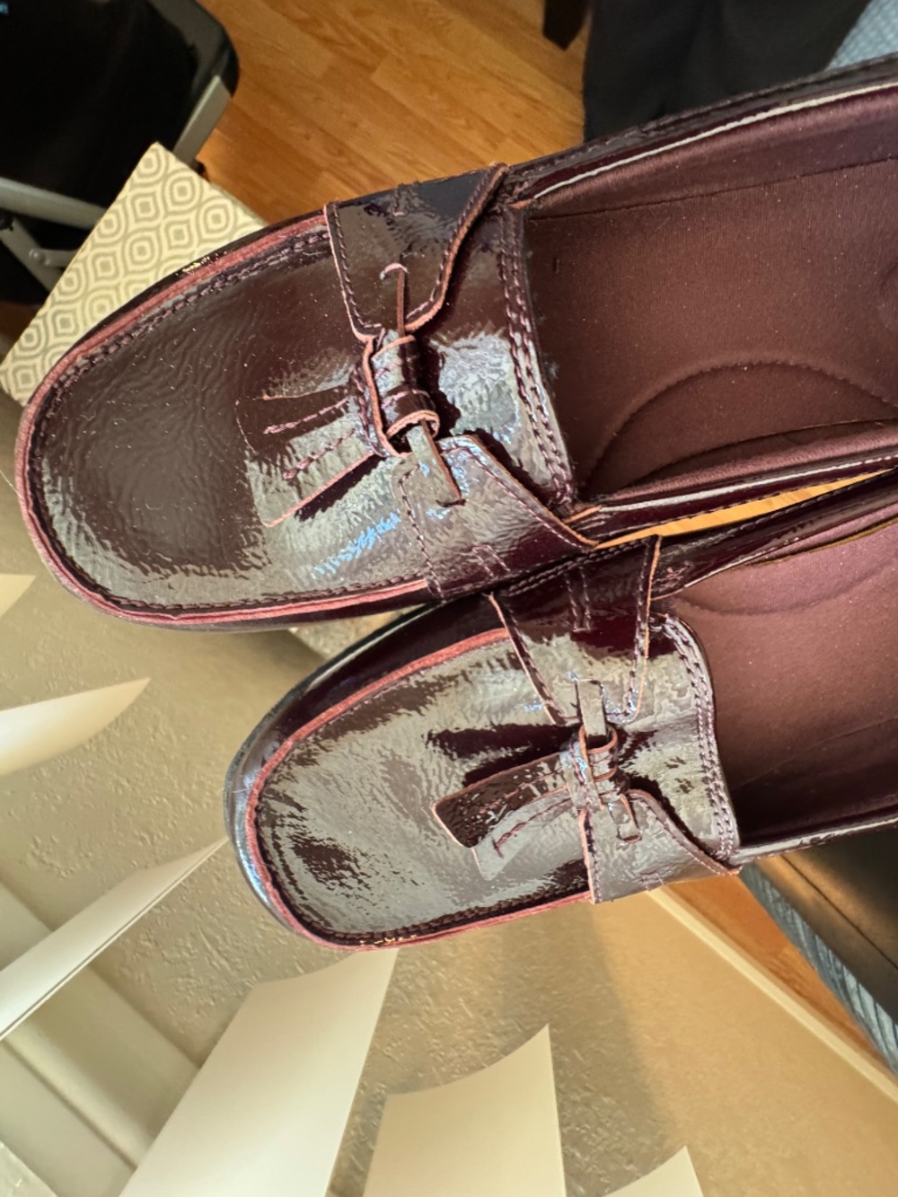 Woman’s Clarks Collection Ashland Bubble Tassel Loafers in b - Picture 2 of 10